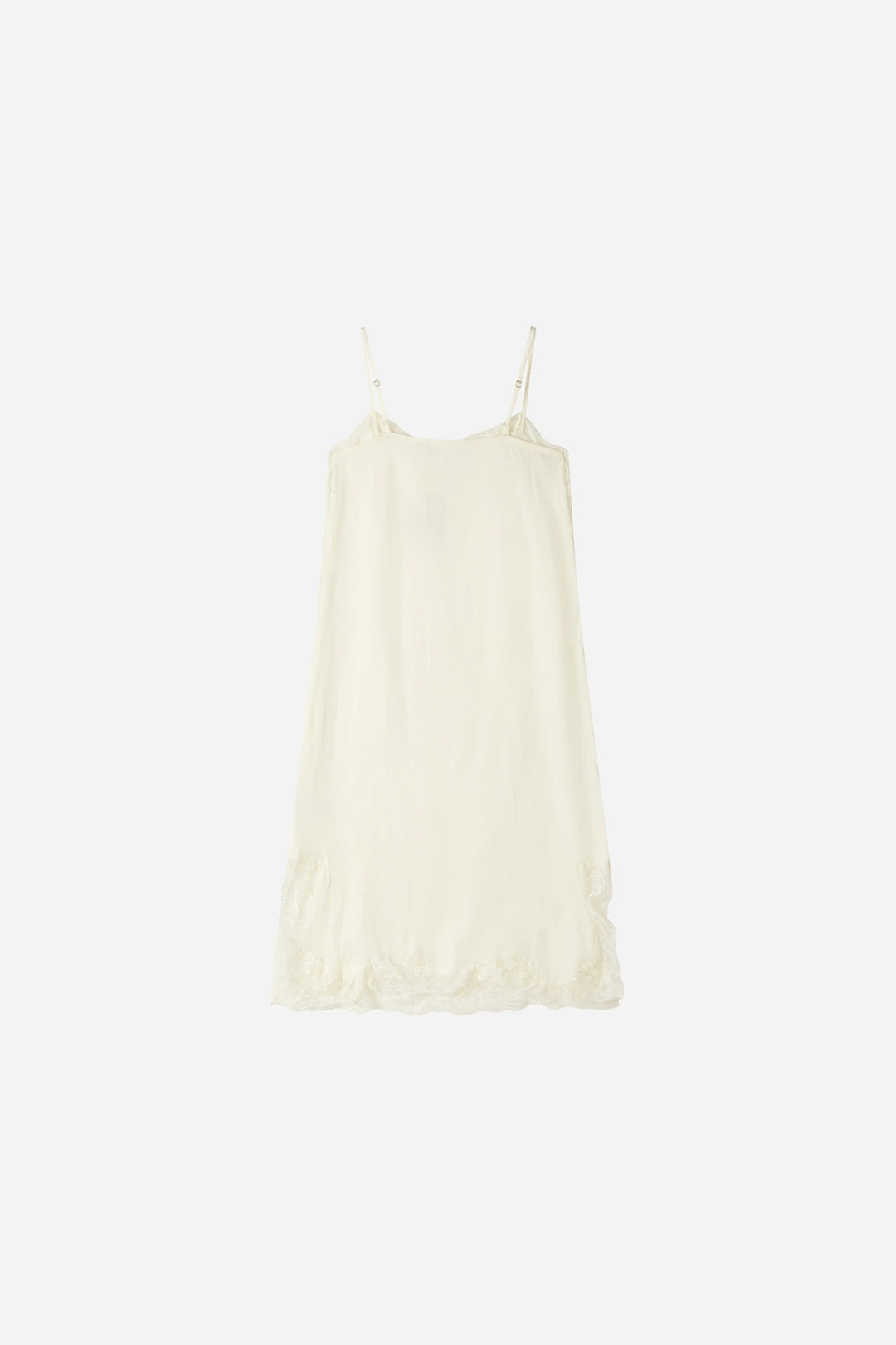 An image of a   33112 Lace Trim Slip Dress by  Mirra Masa