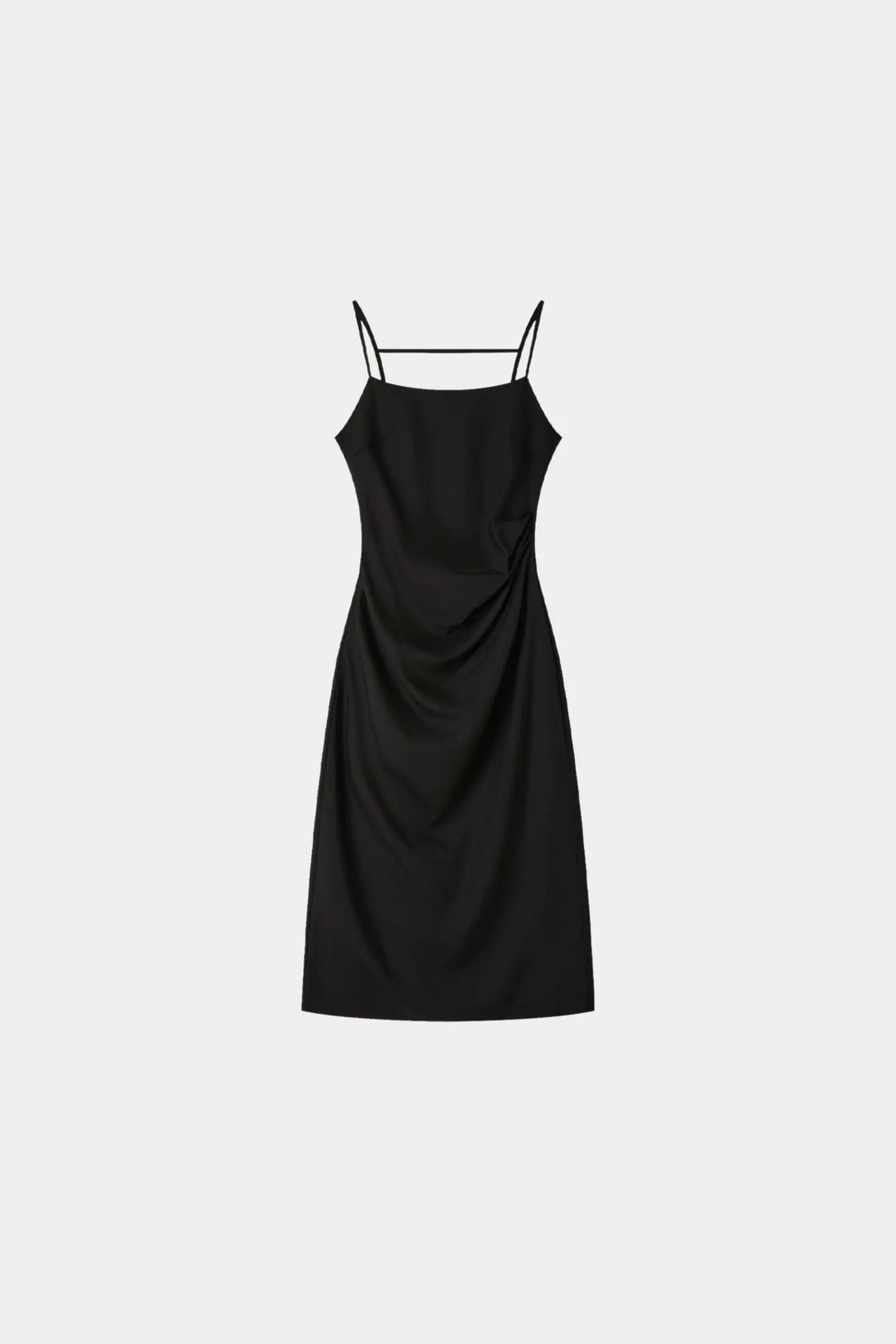 An image of a   33826 Ruched Midi Slip Dress by  Mirra Masa
