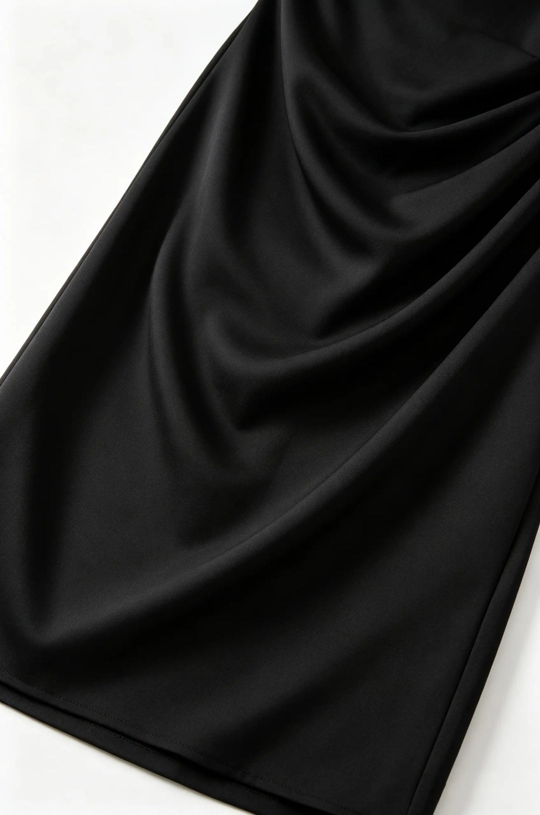 An image of a   33826 Ruched Midi Slip Dress by  Mirra Masa