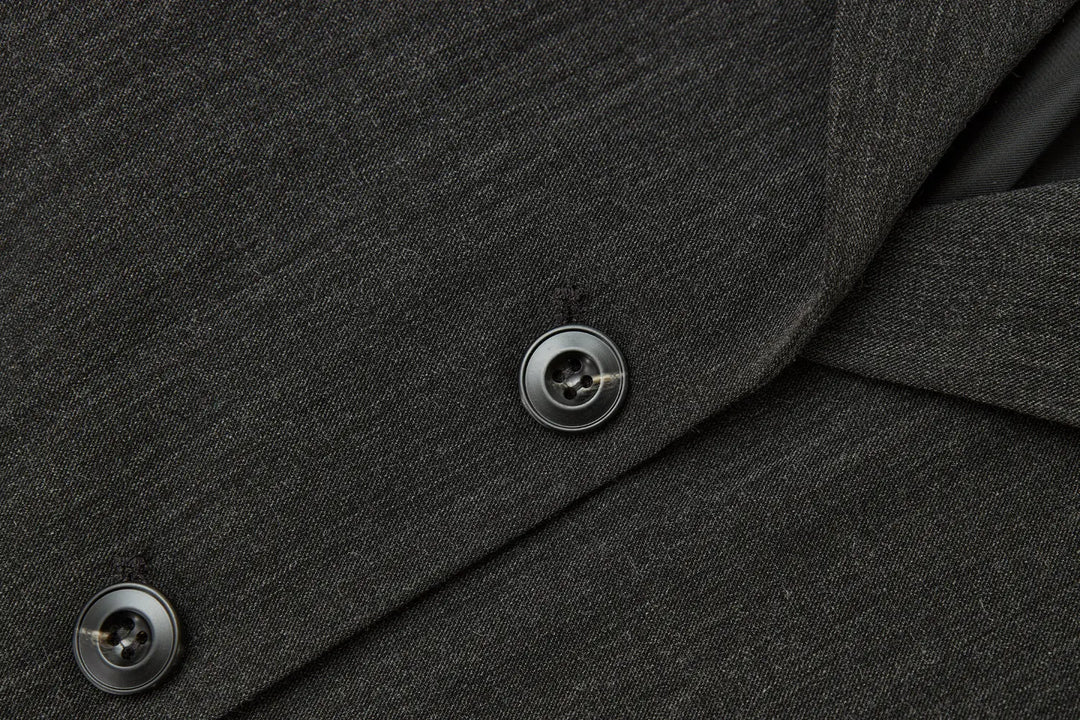 An image of a   34035 Minimalist Back-Slit Blazer by  Mirra Masa