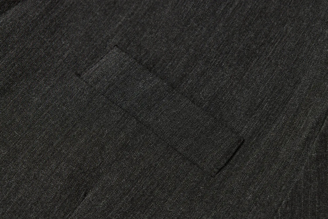 An image of a   34035 Minimalist Back-Slit Blazer by  Mirra Masa