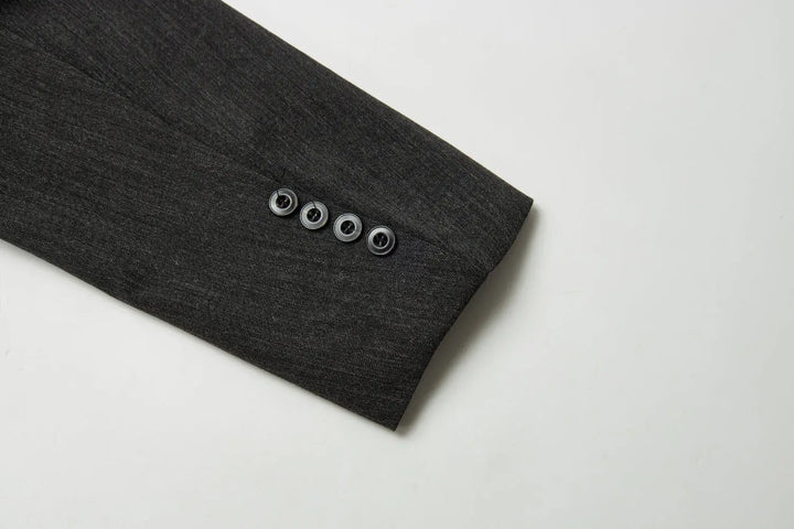 An image of a   34035 Minimalist Back-Slit Blazer by  Mirra Masa