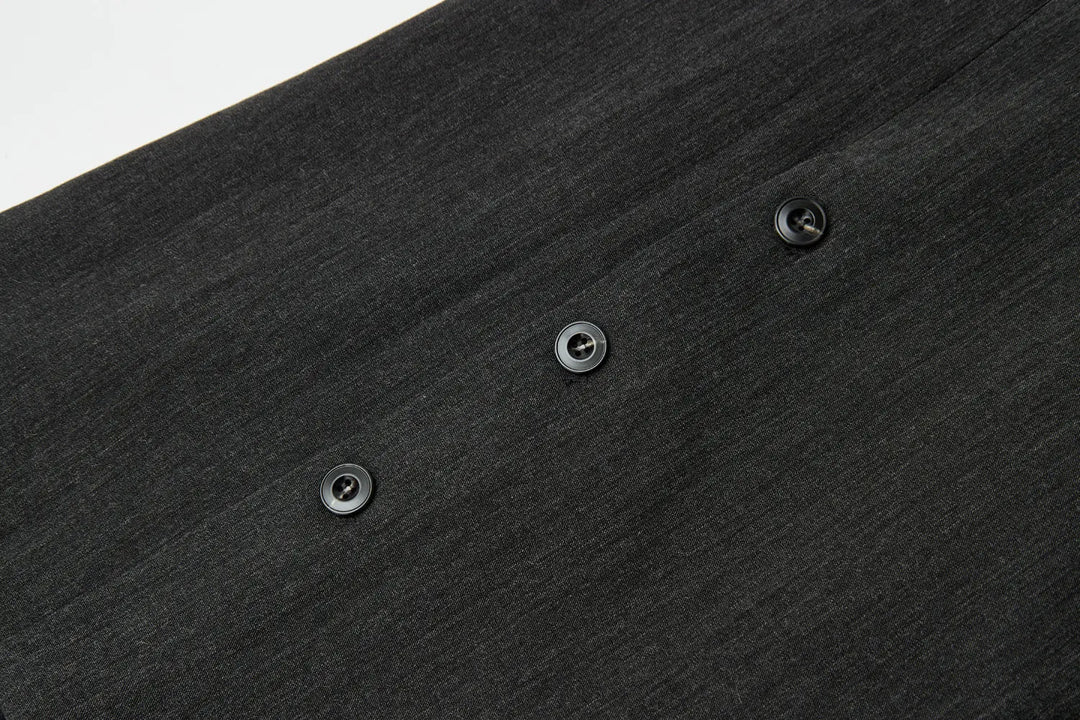 An image of a   34035 Minimalist Back-Slit Blazer by  Mirra Masa