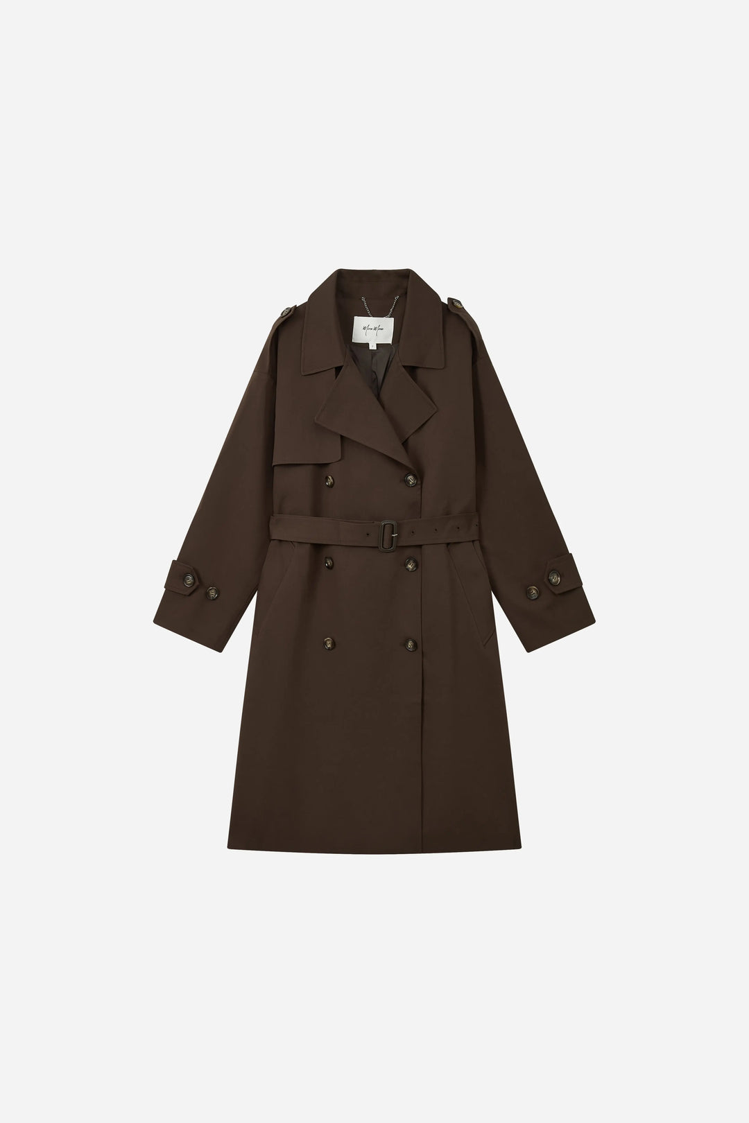 An image of a   34098 Belted Trench Coat by  Mirra Masa