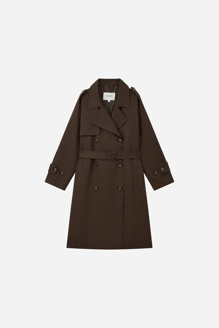 An image of a   34098 Belted Trench Coat by  Mirra Masa