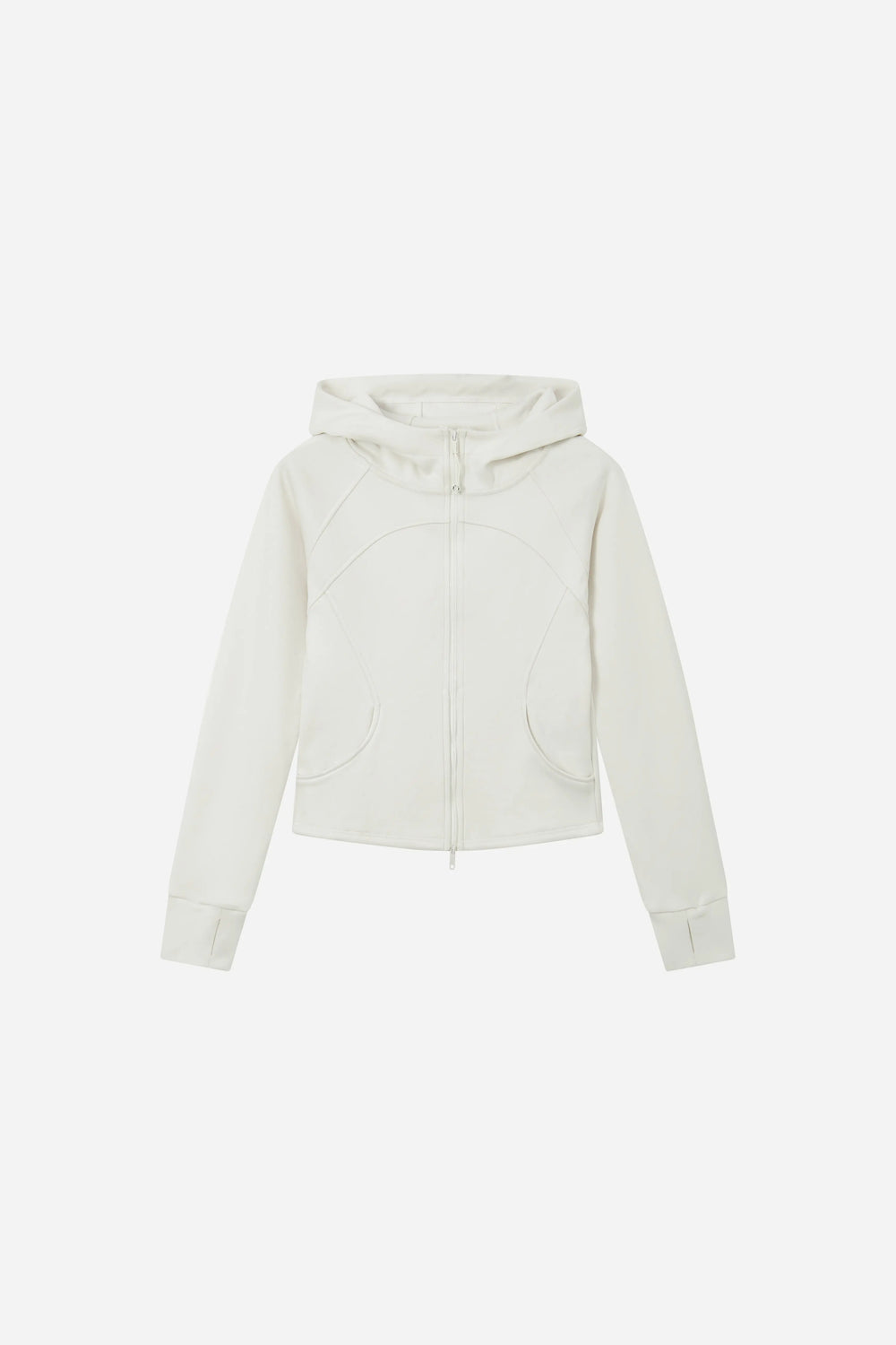 An image of a   34223 Sculpted Zip Hoodie by  Mirra Masa