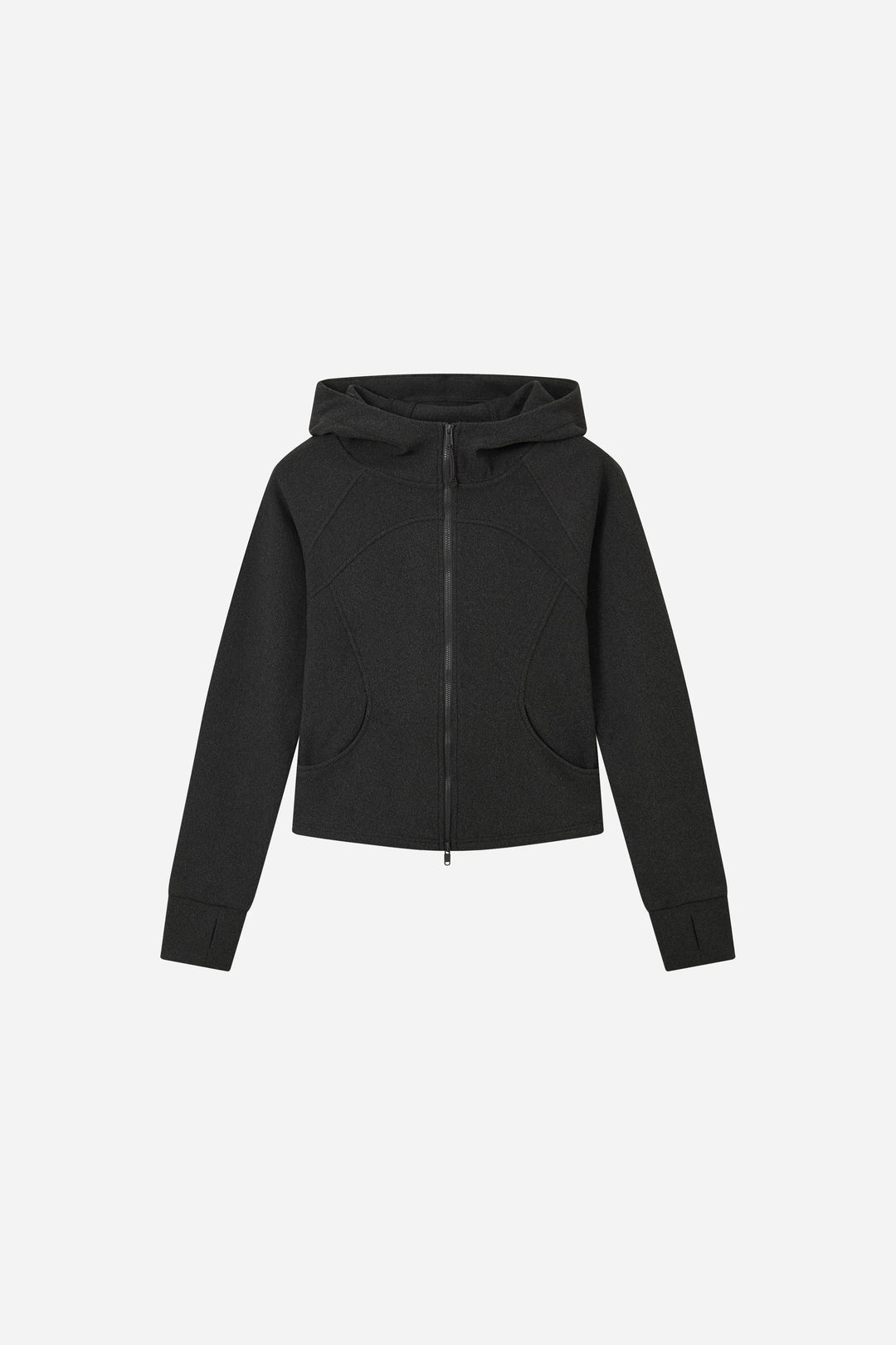 An image of a   34223 Sculpted Zip Hoodie by  Mirra Masa