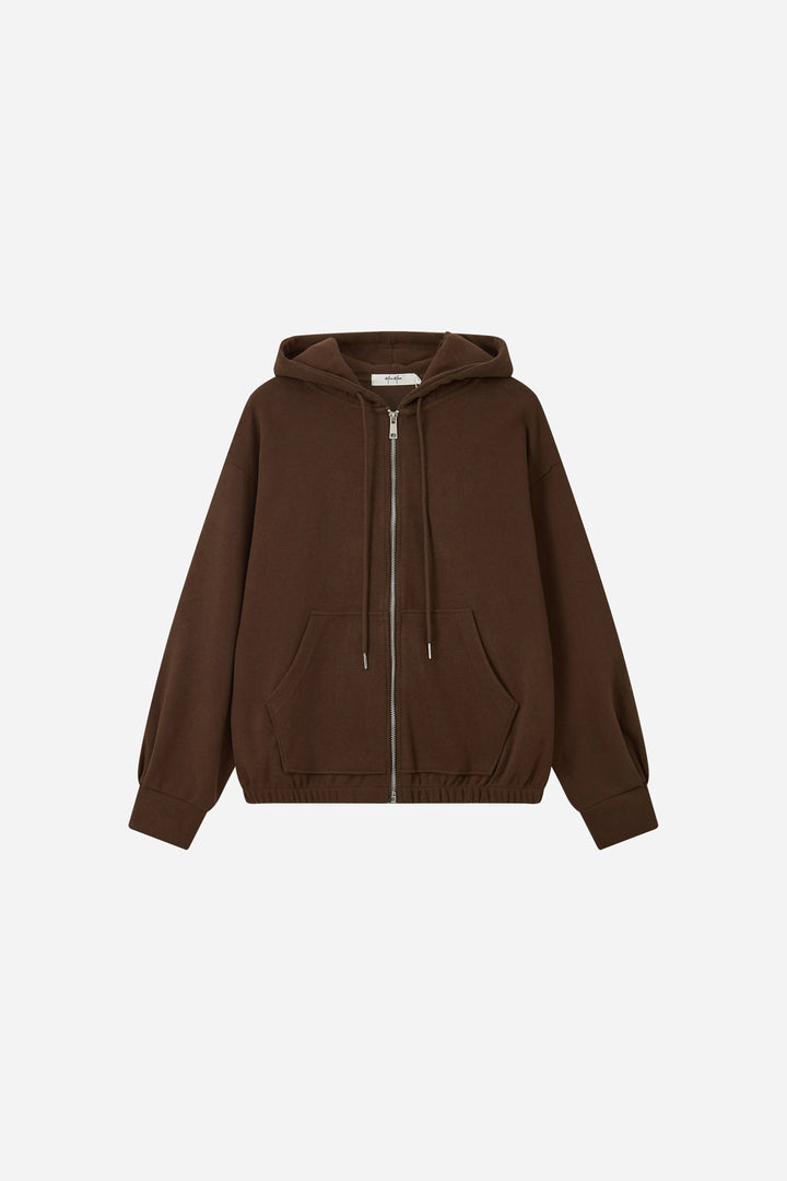 An image of a   34248 Double-Layer Full-Zip Hoodie by  Mirra Masa