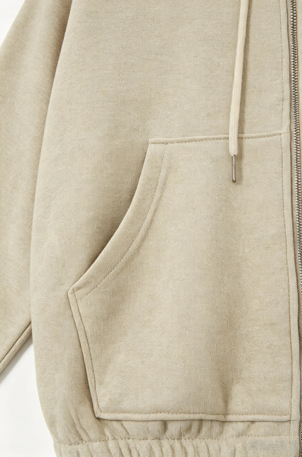 An image of a   34248 Double-Layer Full-Zip Hoodie by  Mirra Masa
