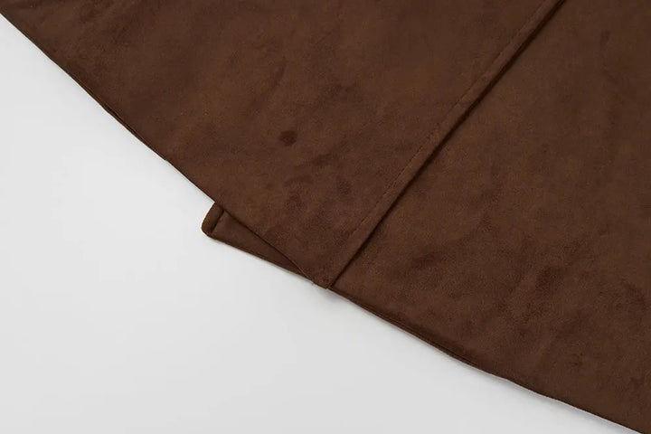 An image of a   34418 Suede Trench Coat by  Mirra Masa