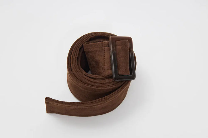 An image of a   34418 Suede Trench Coat by  Mirra Masa