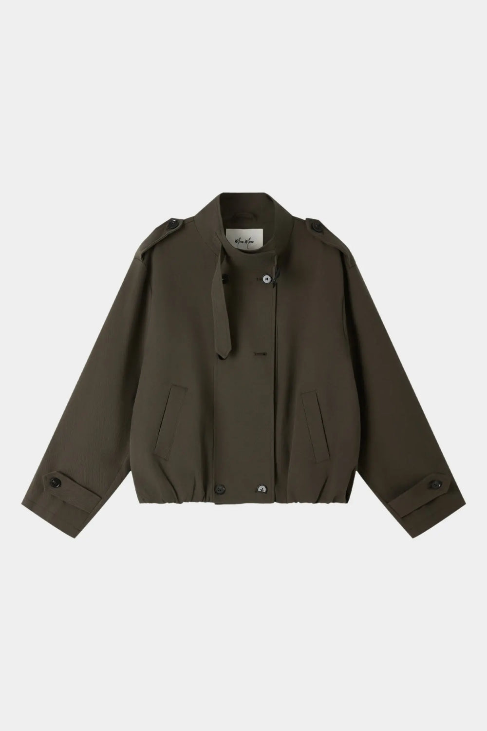 VEGAN LEATHER BOMBER JACKET