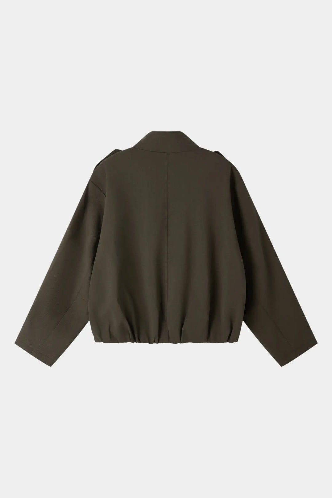 An image of a   34452 Cropped Trench Jacket by  Mirra Masa