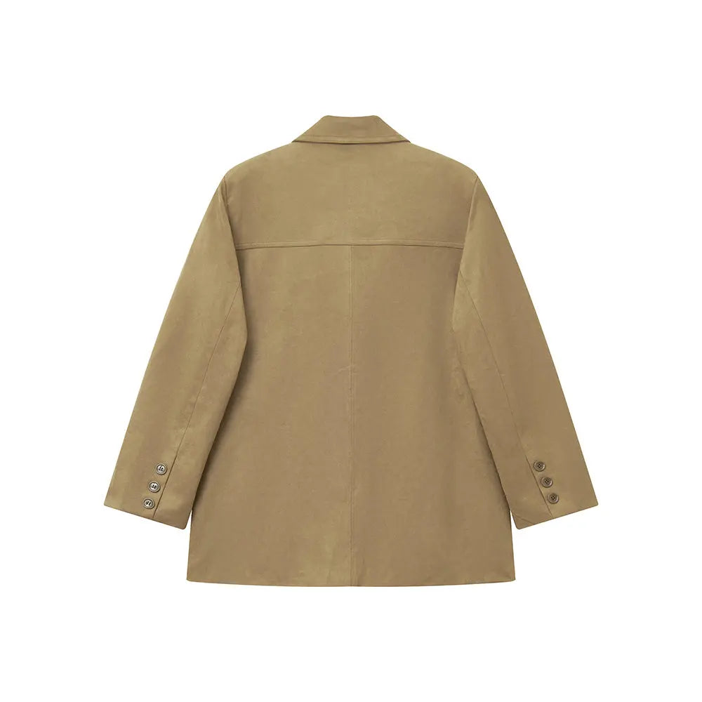 An image of a   34481 Urban Suede Jacket by  Mirra Masa