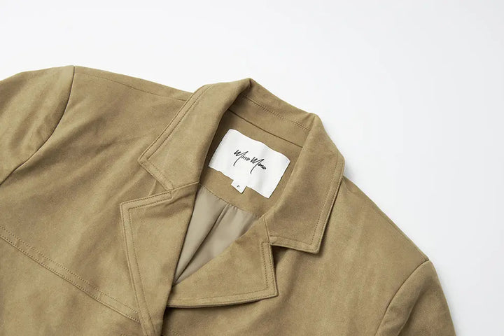 An image of a   34481 Urban Suede Jacket by  Mirra Masa