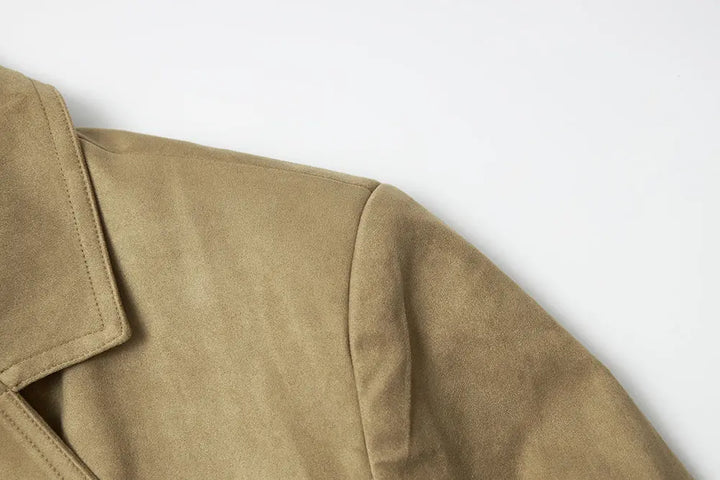 An image of a   34481 Urban Suede Jacket by  Mirra Masa