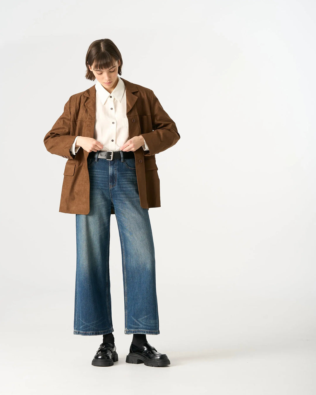 An image of a   34481 Urban Suede Jacket by  Mirra Masa