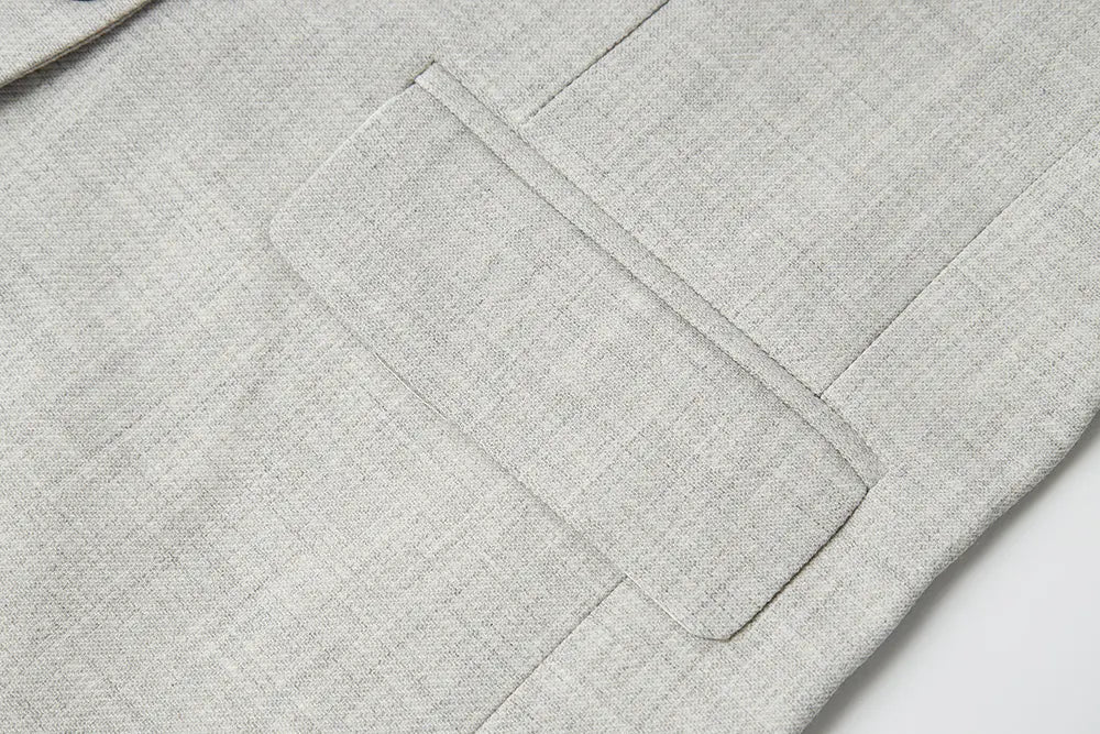 An image of a   34483 Structured Linen Blend Blazer by  Mirra Masa