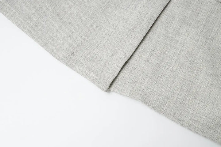 An image of a   34483 Structured Linen Blend Blazer by  Mirra Masa
