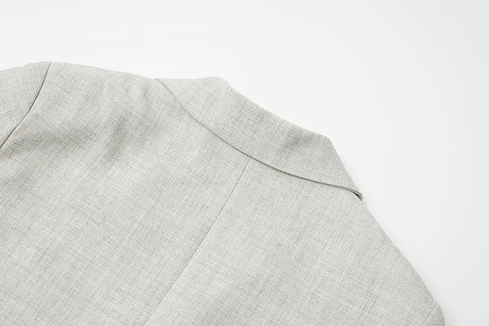 An image of a   34483 Structured Linen Blend Blazer by  Mirra Masa