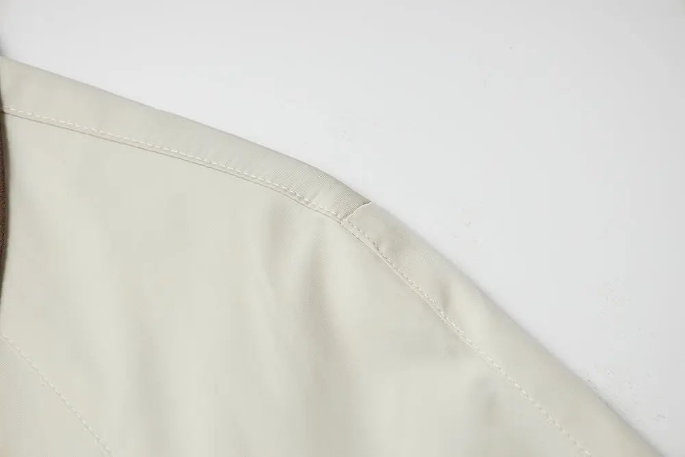 An image of a   34525 Cropped Two Tone Jacket by  Mirra Masa