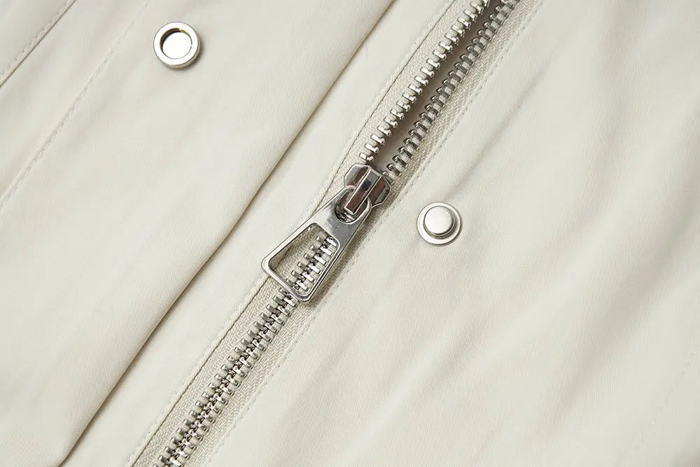 An image of a   34525 Cropped Two Tone Jacket by  Mirra Masa