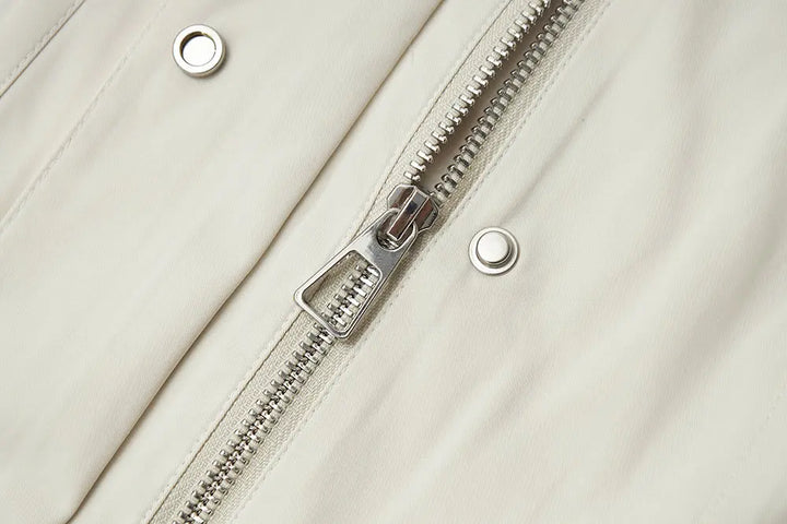 An image of a   34525 Cropped Two Tone Jacket by  Mirra Masa