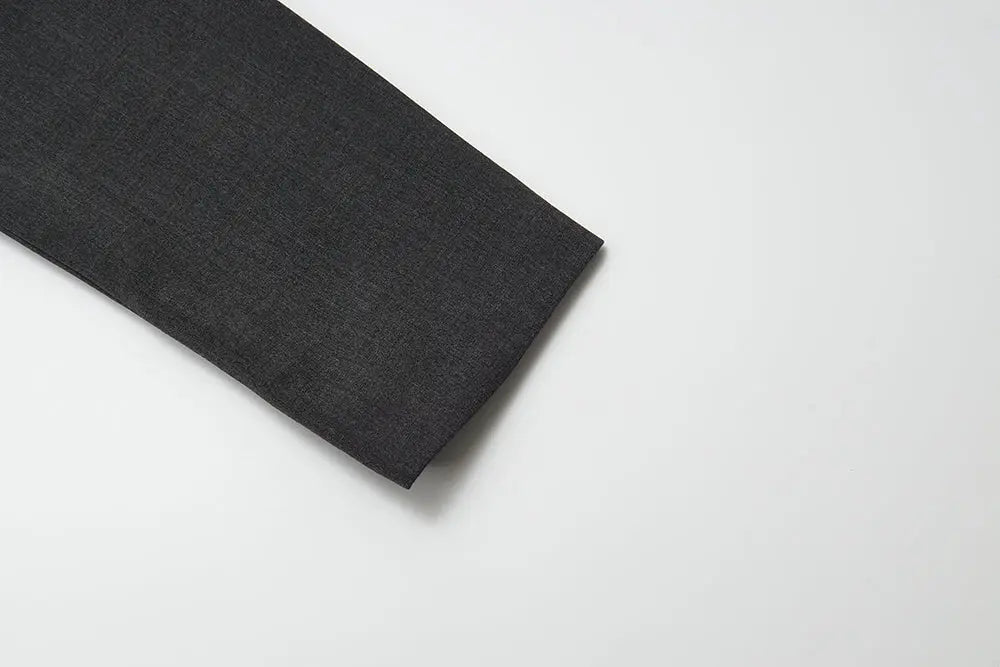 An image of a   34549 Minimalist Two-Button Cropped Blazer by  Mirra Masa