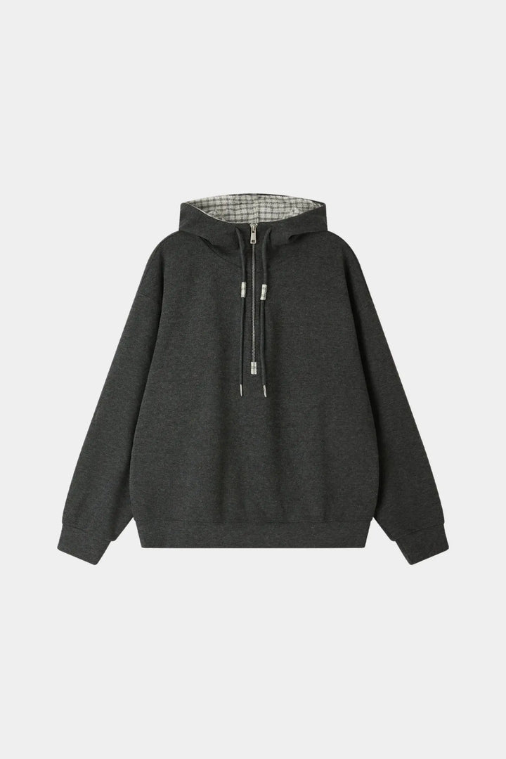 An image of a   34624 Half-Zip Hoodie by  Mirra Masa