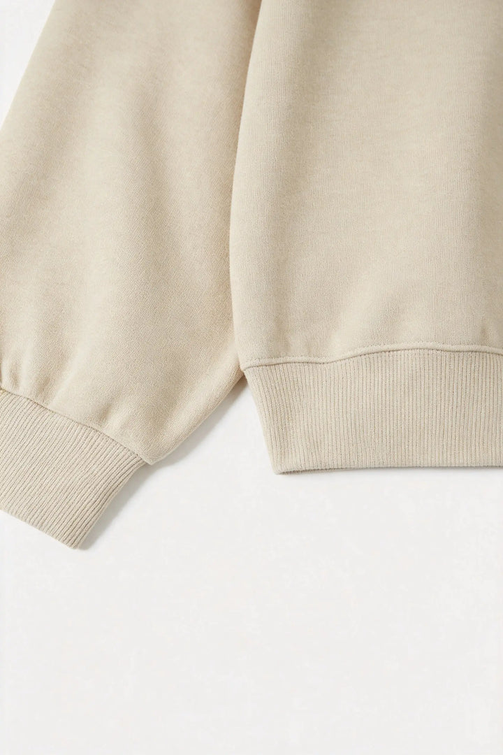 An image of a   34684 Embroidered Sweatshirt by  Mirra Masa