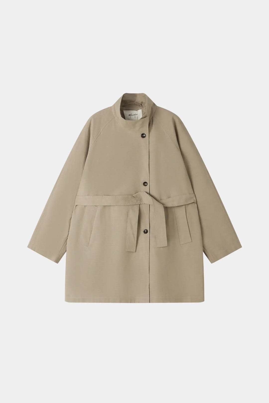 An image of a   34758 Sculpted trench coat by  Mirra Masa
