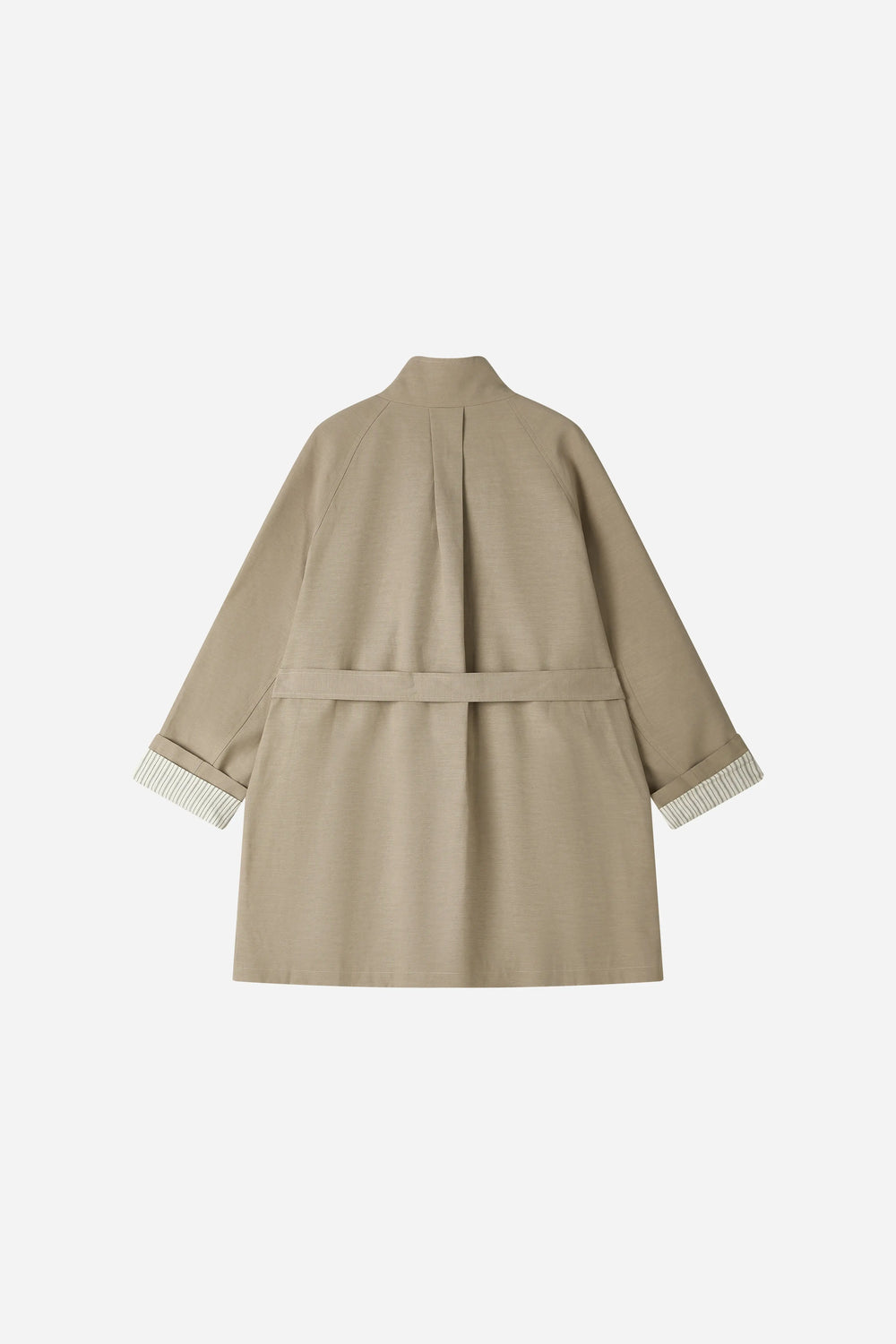 An image of a   34758 Sculpted trench coat by  Mirra Masa
