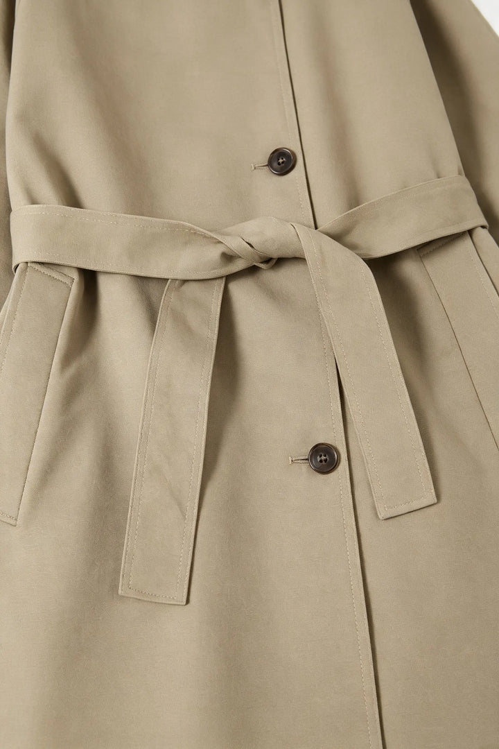 An image of a   34758 Sculpted trench coat by  Mirra Masa