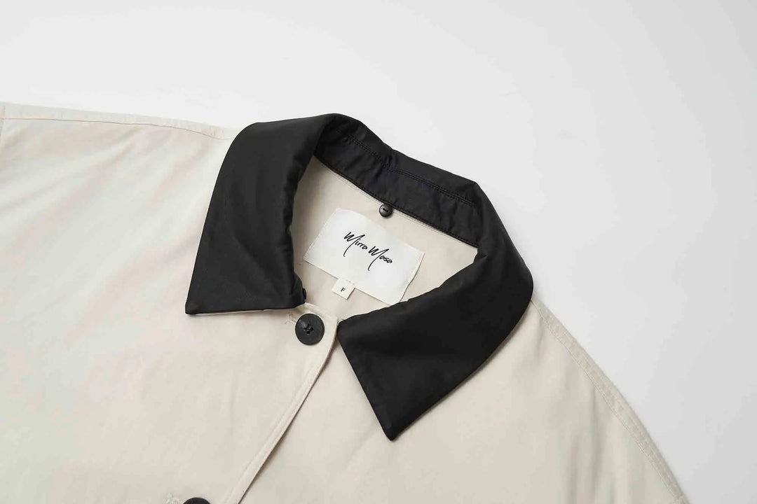 An image of a   34871 Cuffed Jacket with Detachable Collar by  Mirra Masa