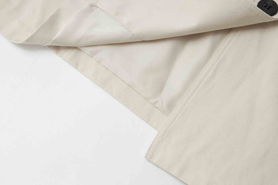 An image of a   34871 Cuffed Jacket with Detachable Collar by  Mirra Masa