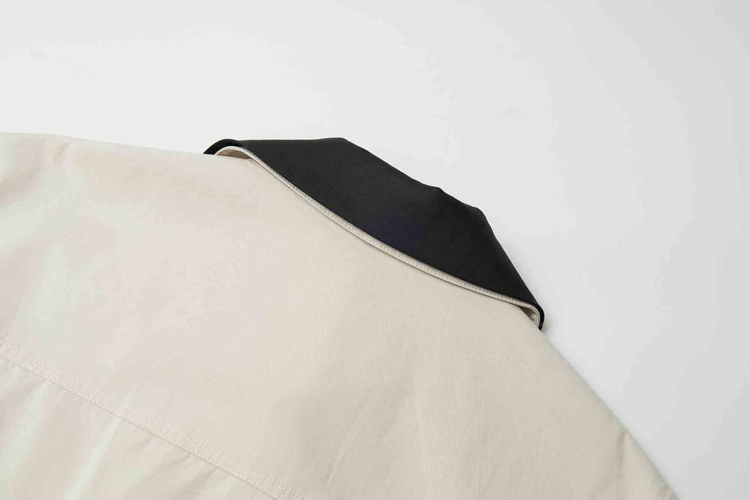 An image of a   34871 Cuffed Jacket with Detachable Collar by  Mirra Masa