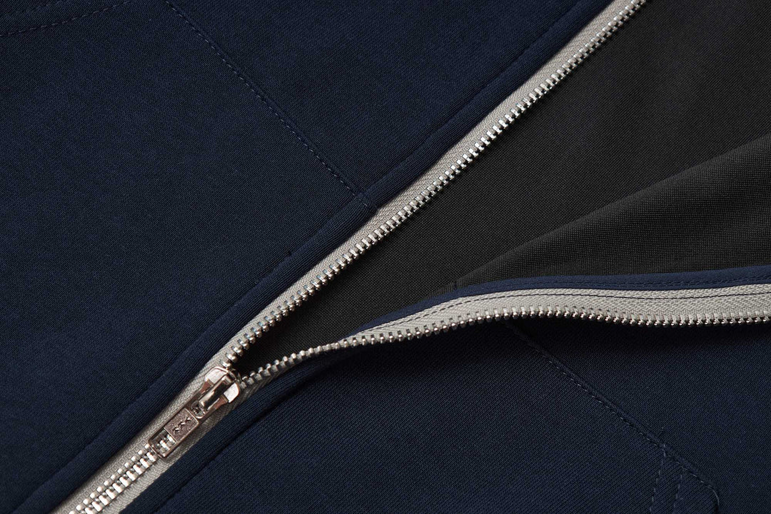An image of a   34874 Drawstring Zip-Up Hoodie by  Mirra Masa