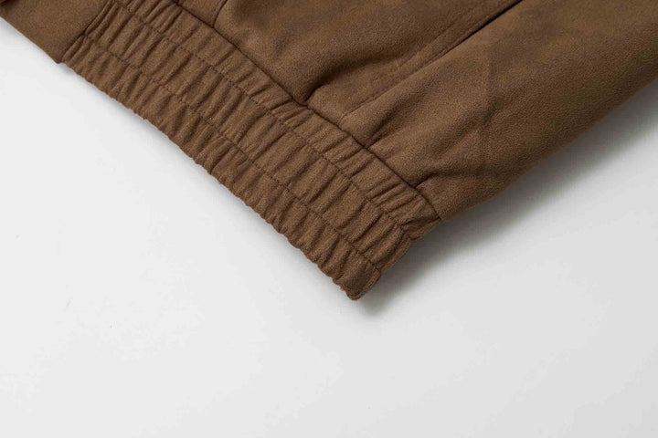 An image of a   34958 Suede Form Jacket by  Mirra Masa