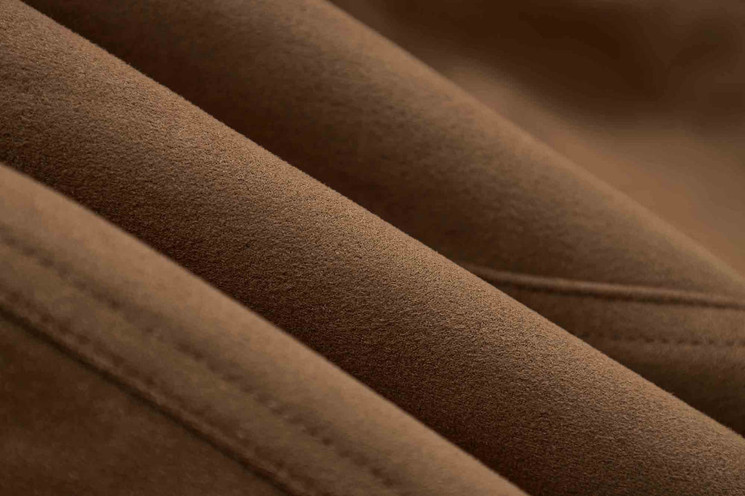 An image of a   34958 Suede Form Jacket by  Mirra Masa