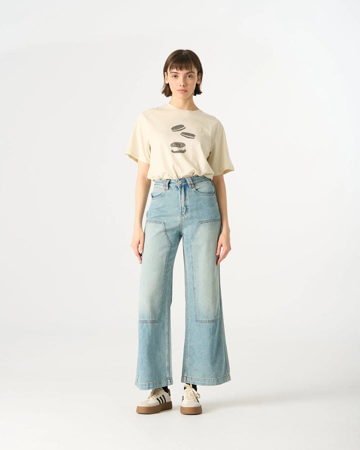 An image of a   3495C Straight Leg Jeans by  Mirra Masa