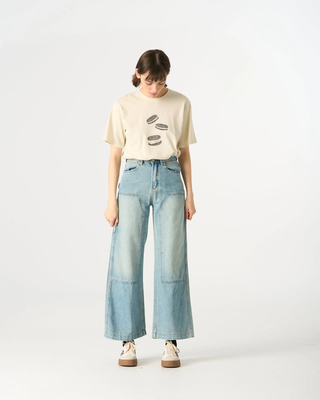 An image of a   3495C Straight Leg Jeans by  Mirra Masa
