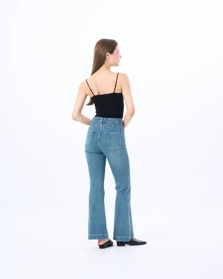 An image of a   3775C Flared Jeans by  Mirra Masa