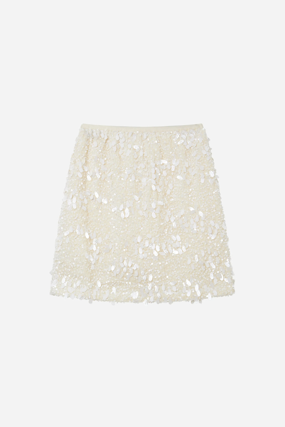 An image of a   40763 Sequin Mini Skirt by  Mirra Masa