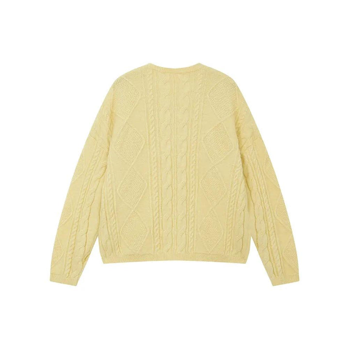 An image of a   41067 Cable Knit Pullover Sweater by  Mirra Masa