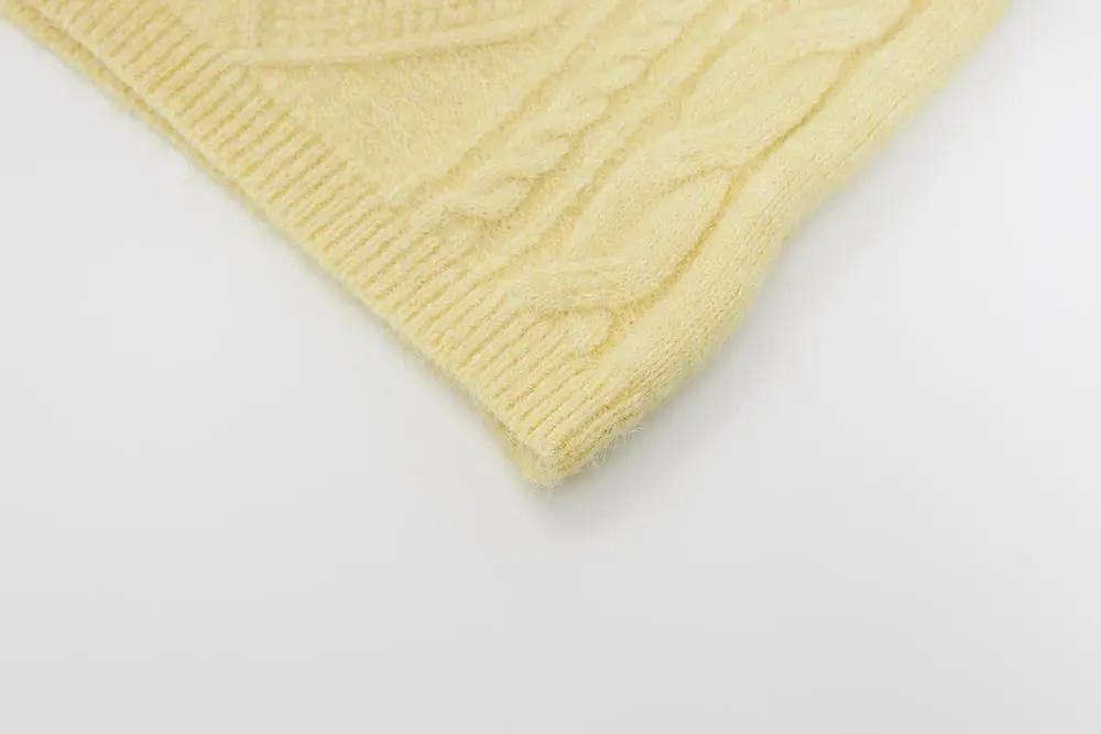 An image of a   41067 Cable Knit Pullover Sweater by  Mirra Masa