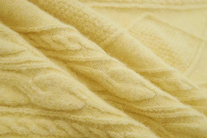 An image of a   41067 Cable Knit Pullover Sweater by  Mirra Masa