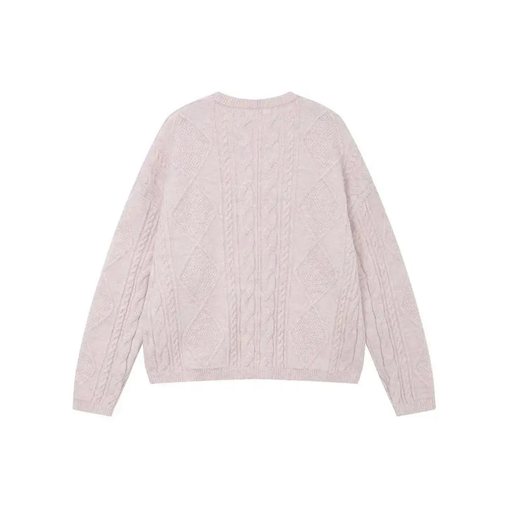 An image of a   41067 Cable Knit Pullover Sweater by  Mirra Masa