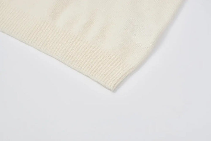 An image of a   41093 Kitten Crewneck Wool Sweater by  Mirra Masa