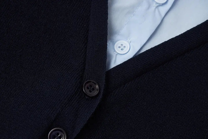 An image of a   41097 Collared Layering Sweater by  Mirra Masa