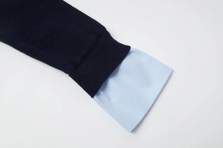 An image of a   41097 Collared Layering Sweater by  Mirra Masa